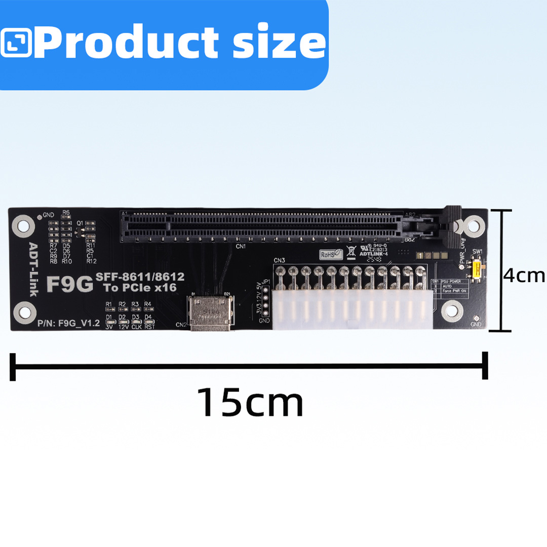 eGPU Dock PCIe 5.0 x4 128Gbps  - Oculink Egpu Dock Graphics Card 评论和价格